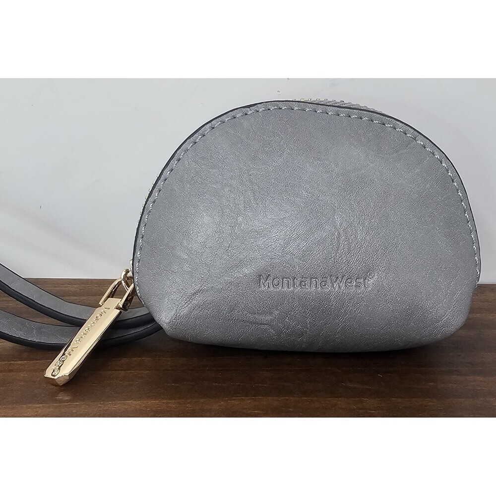 Montana West Silver Zipper Bag Coin Pouch Attachment